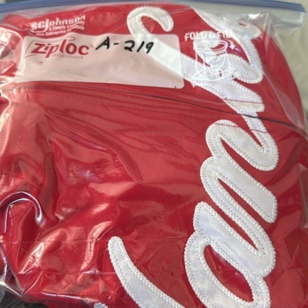 Stitches MLB NY Yankees Full Zip Track Jacket Red Unisex Women's L Men's S EUC - Picture 14 of 14
